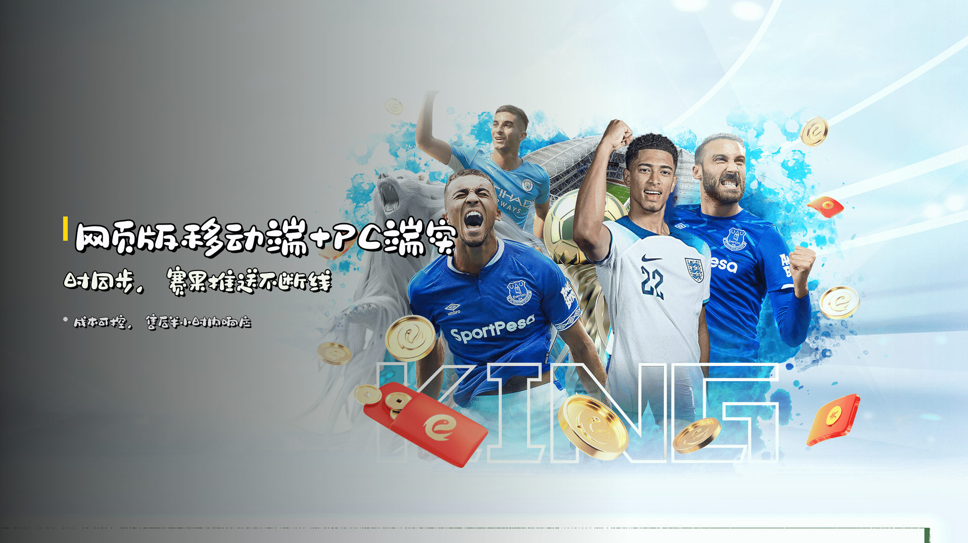网页版<strong>移动端+PC端</strong>实时同步，赛果推送不断线
